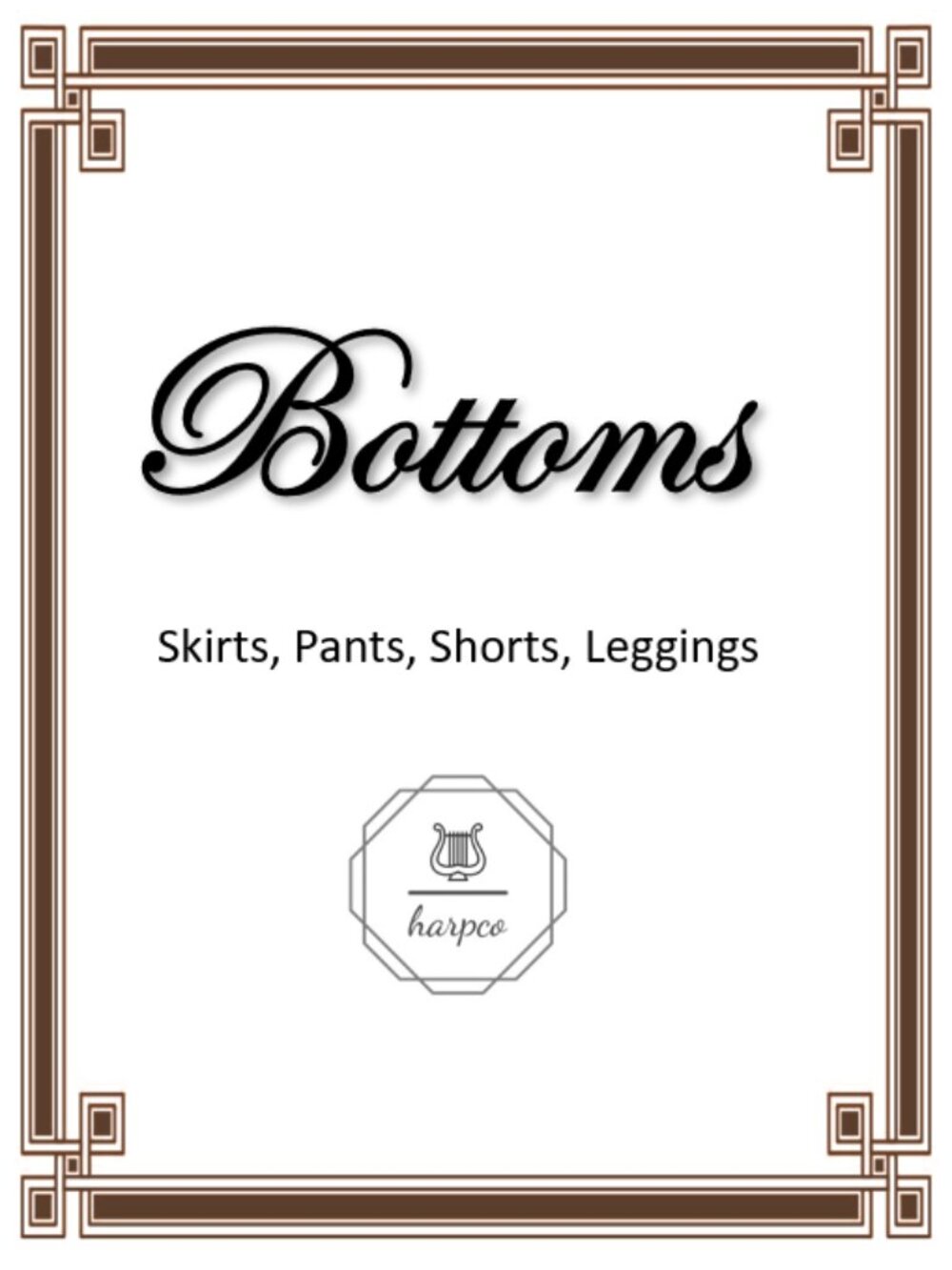 Bottoms - Skirts, Trousers, Shorts, Pants